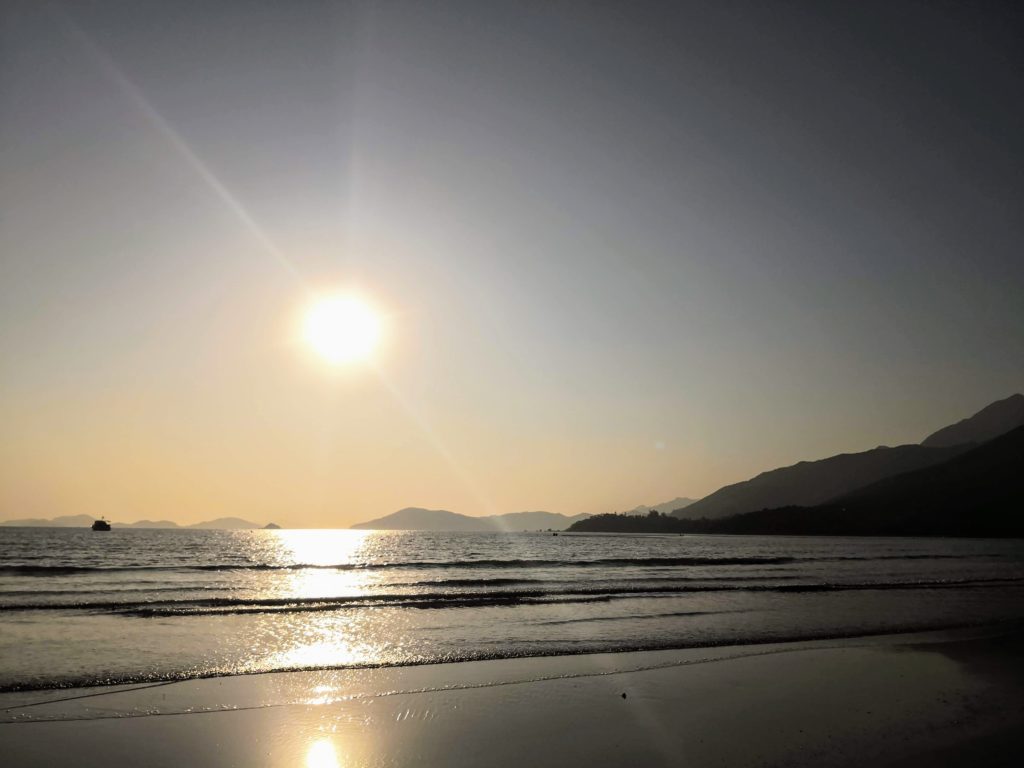 Pui'O Beach Sunset