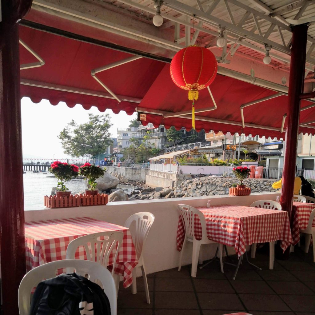 Lamma Island Local Restaurant with view