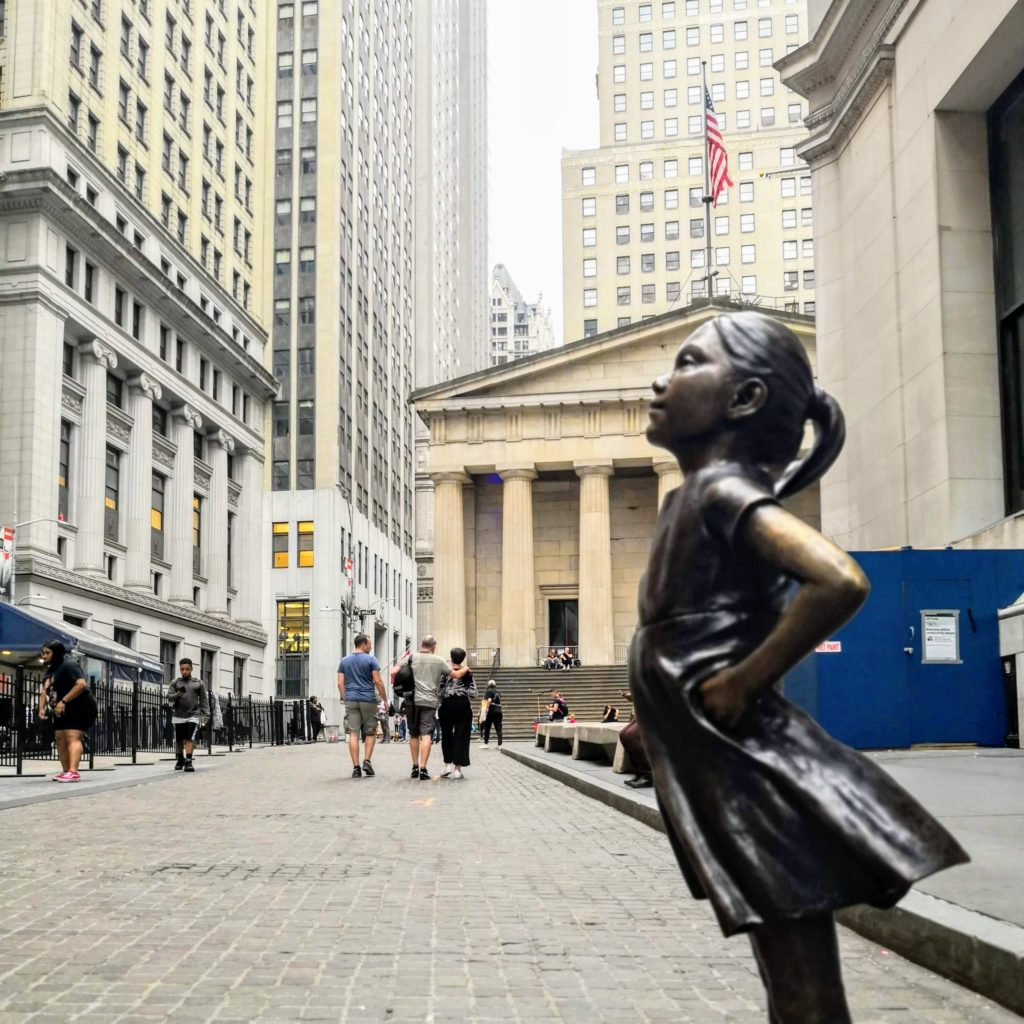 The Fearless Girl - NY stock exchange